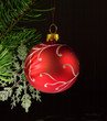 hand painted bauble