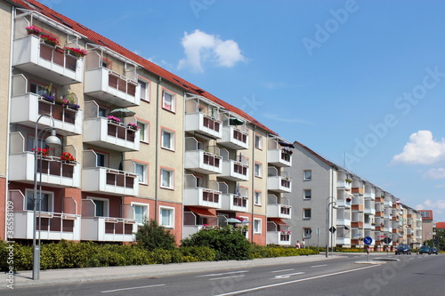 Foto: Plattenbau in Schwedt Plattenbau in Schwedt