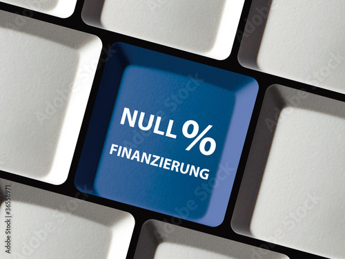 Illustration: Null Prozent Finanzierung Null Prozent Finanzierung