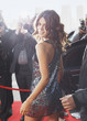 Celebrity walking on red carpet