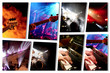 Schräge Musik Collage