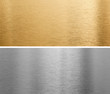 aluminium and brass metal plates