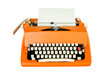 Vintage typewriter isolated