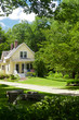 Yellow New England House