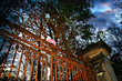Cemetery gate
