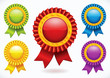 Colorful blank labels