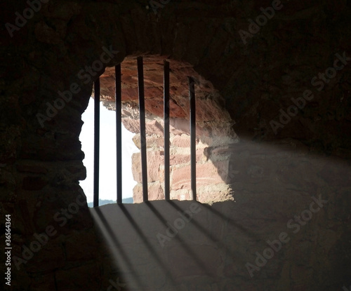 Photo: barred window at Wertheim Castle barred window at Wertheim Castle