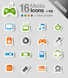 Stickers - Media Icons