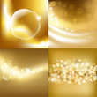 Gold Backgrounds Set