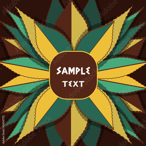 Vector: Agave background Agave background