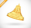 vintage golden bell