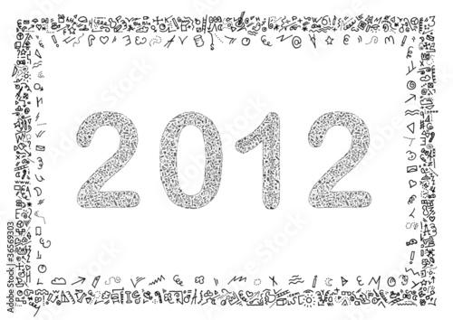 Illustration: Blabla 2012 cadre Blabla 2012 cadre