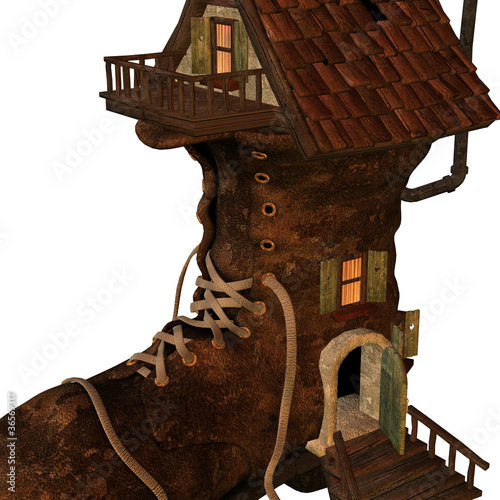 Illustration: Stiefelhaus im Detail Stiefelhaus im Detail