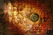 Compass and a map