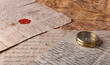 Compass and a map