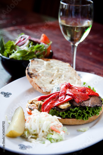 Photo: Portobello Mushroom Burger Portobello Mushroom Burger