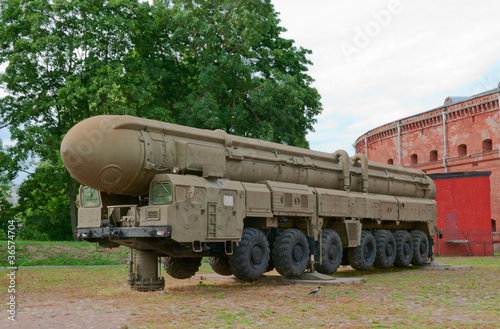 Photo: Topol-M (SS-27 Sickle) ballistic missile launcher Topol-M (SS-27 Sickle) ballistic missile launcher