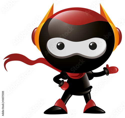 Vector: Robot Ninja Wave Robot Ninja Wave