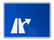 Schild Abfahrt
