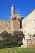 The ancient walls and Tower of David