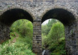 bridge detail with pylons