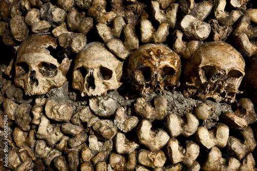 Photo: Catacombs in Paris Catacombs in Paris