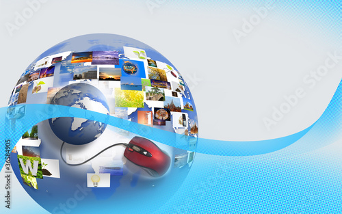 Photo: World background World background