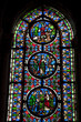 Paris - windowpane from Saint Denis gothic church Paris - windowpane from Saint Denis gothic church
