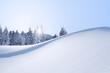 Schneewehe im Gegenlciht