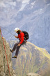 Bergsteiger in den Dolomiten - Alpen Bergsteiger in den Dolomiten - Alpen