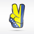 Bosnia Finger Victory Bosnia Finger Victory