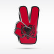 Albania Finger Victory Albania Finger Victory