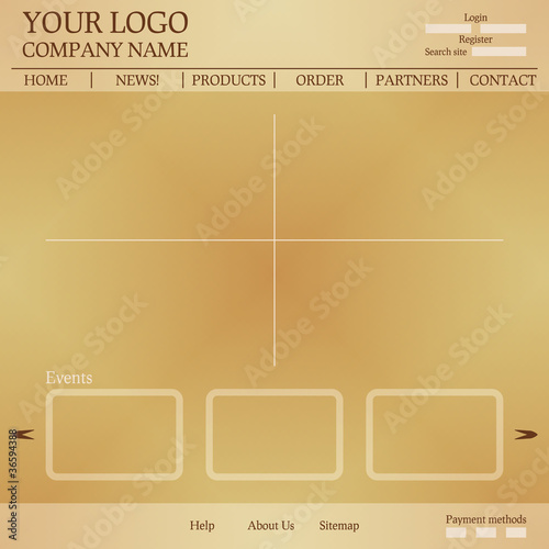 Vector: Beige template Beige template