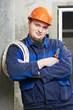 Portrait of young Electrician in uniform