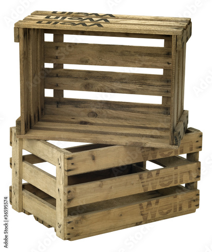 Photo: wooden wine crate wooden wine crate