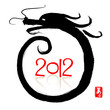 2012: Vector happy new Year of Dragon 2012: Vector happy new Year of Dragon