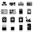 Icons set home appliances two