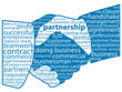 "PARTNERSHIP" Tag Cloud (business contract handshake teamwork)