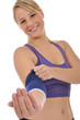 Junge Frau mit Bandage