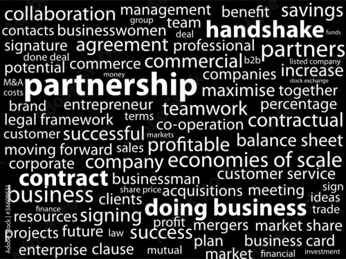 Vector: "PARTNERSHIP" Tag Cloud (business partners clients projects b2b) "PARTNERSHIP" Tag Cloud (business partners clients projects b2b)