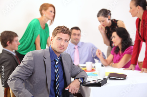 Photo: Business team at a meeting Business team at a meeting