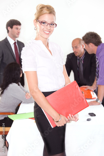 Photo: Portrait of a female executive Portrait of a female executive