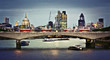 City of London at dusk