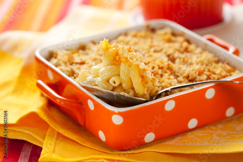 Photo: Baked macaroni and cheese Baked macaroni and cheese