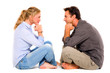 couple sitting face to face