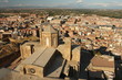 aerial view of La Seu Vella cathedral in Lleida