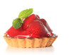 Strawberry fruit tart
