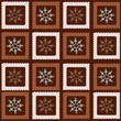 seamless pattern with snowflakes