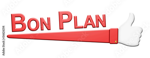 Illustration: "Bon Plan" Symbole "Bon Plan" Symbole