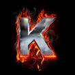 Hot metal letter